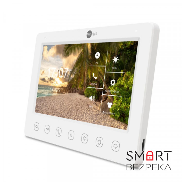 Комплект відеодомофона Neolight KAPPA HD / Solo FHD Graphite: відеодомофон 7" зі вбудованим БКЗ і 2 Мп відеопанель