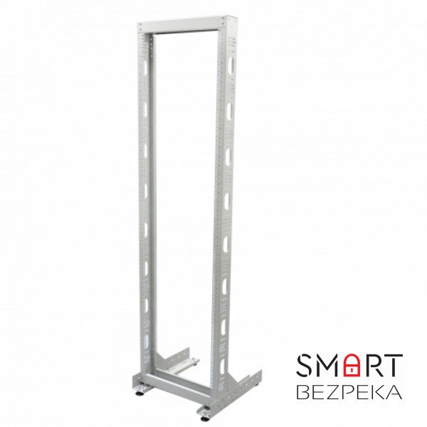 Стійка однорамна CMS UA-OF42-S-GR 42U сіра (без ніг)