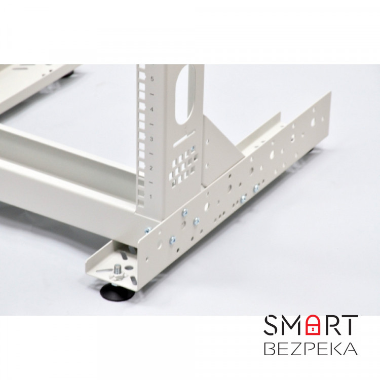 Стійка однорамна CMS UA-OF42-S-GR 42U сіра (без ніг)