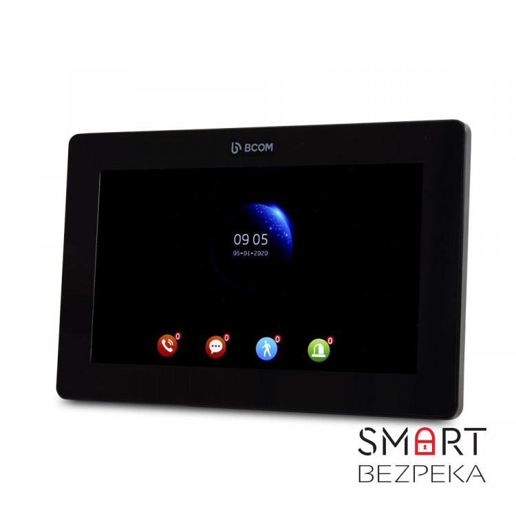 Wi-Fi відеодомофон 7" BCOM BD-770FHD/T Black з підтримкою Tuya Smart