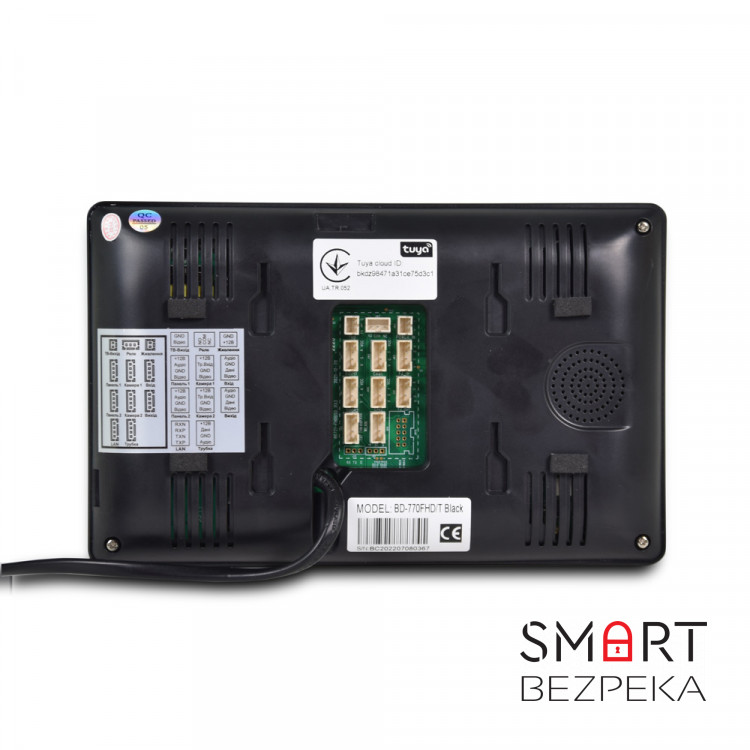 Wi-Fi відеодомофон 7" BCOM BD-770FHD/T Black з підтримкою Tuya Smart