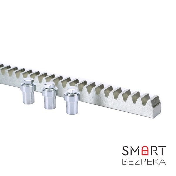 Рейка зубчаста оцинкована GATEXPERT (30x8x1005 мм) для приводів відкатних воріт