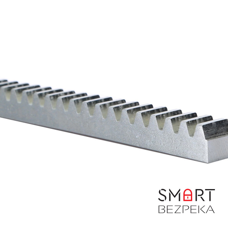 Рейка зубчатая оцинкованная GATEXPERT (30x8x1005 мм) для приводов откатных ворот