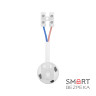 Патрон пластиковий підвісний e.lamp socket pendant.E27.pl.white, Е27, з кабелем 15 см і клемною колодкою, білий