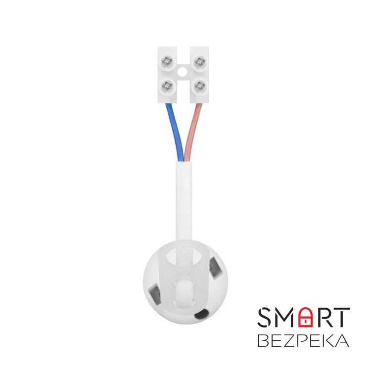 Патрон пластиковый подвесной e.lamp socket pendant.E27.pl.white, Е27, с кабелем 15 см и клеммной колодкой, белый