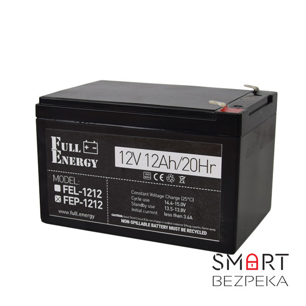 Акумулятор 12В 12 А·год для ДБЖ Full Energy FEP-1212