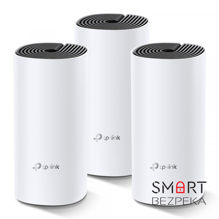 Домашняя Mesh Wi-Fi система TP-LINK DECO M4 3PK AC1200 2xGE LAN/WAN MU-MIMO (DECO-M4-3-PACK)