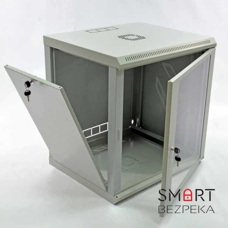 Шафа серверна CMS 12U 600 x 500 x 640 UA-MGSWL125G для мережевого обладнання