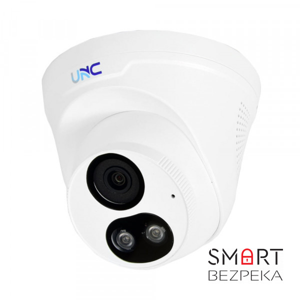 IP відеокамера UNC UNVD-4MIRP-30W/2.8AS CH купольна 4 Мп вулична для відеоспостереження