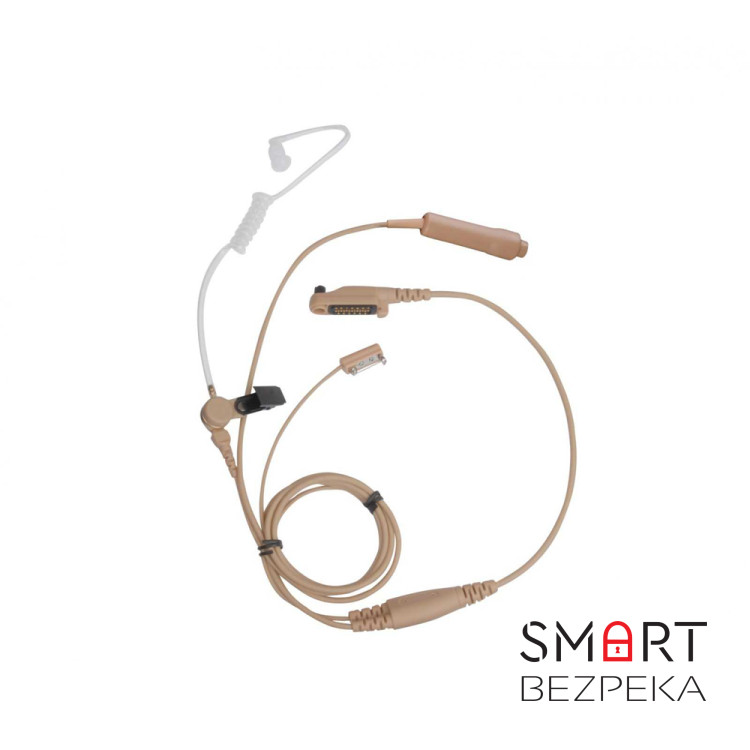 Гарнитура HYTERA EAN21-P трехпроводная скрытого ношения для HP785, HP705, HP685, HP605