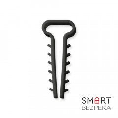 Дюбель-хомут ялинка Relfix 12 x 6 мм (100 шт/уп) чорний