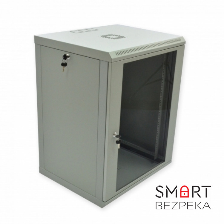 Шкаф серверный CMS 15U 600 x 500 x 773 UA-MGSWL155G для сетевого оборудования