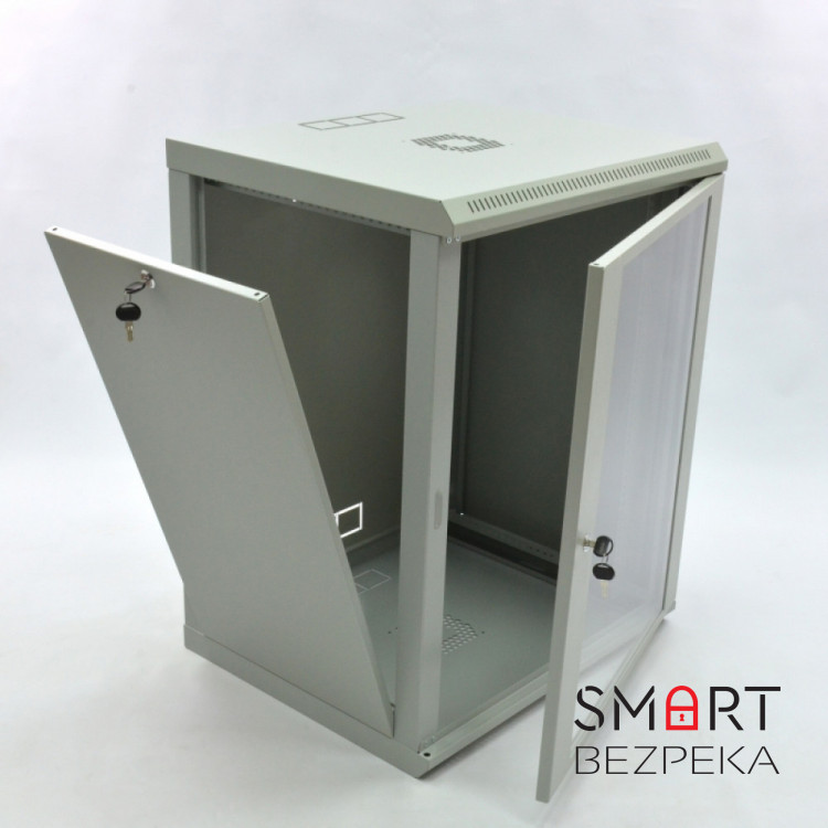 Шафа серверна CMS 15U 600 x 500 x 773 UA-MGSWL155G для мережевого обладнання