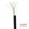 Кабель витая пара GoldMine GM FTP 4*2*0.5-CU PVC-PE MT кат.5 (FTP медь наружный с несущим тросом) бухта 305м
