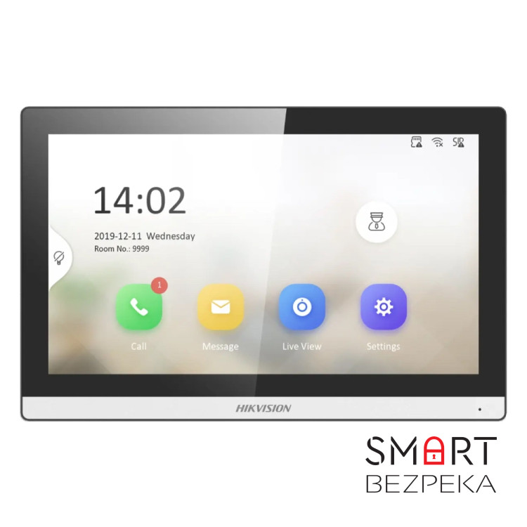 Комплект відеодомофона Hikvision DS-KH6350-WТE1 з Wi-Fi + DS-KV6113-WPE1С