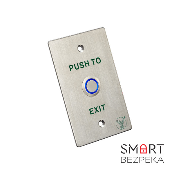 Кнопка выхода Yli Electronic PBK-814D(LED) с LED-подсветкой