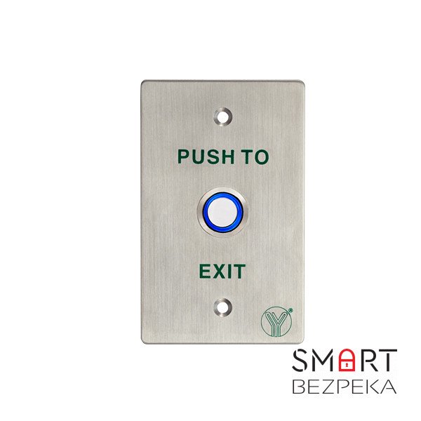 Кнопка выхода Yli Electronic PBK-814D(LED) с LED-подсветкой