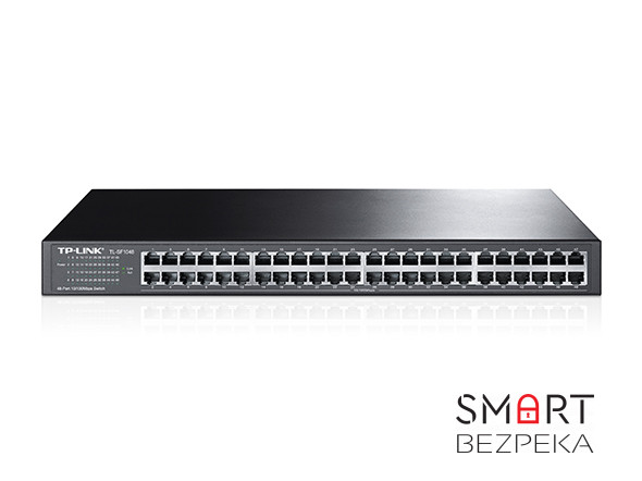 Коммутатор TP-LINK TL-SF1048 48xFE неуправляемый 19" 1U