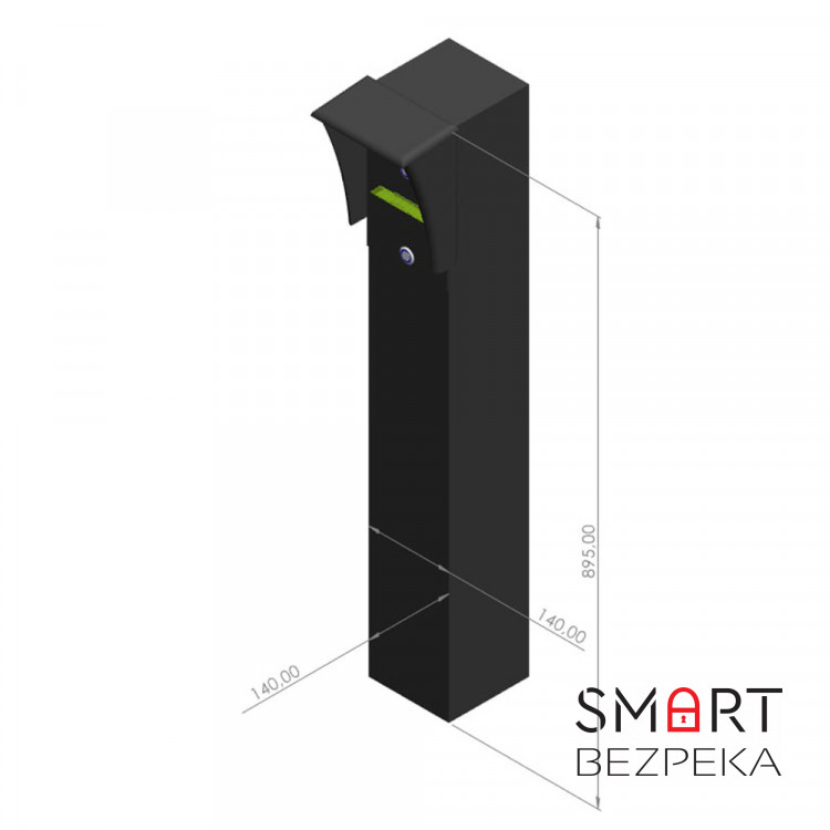 Стійка в'їзна системи ParkingPay СВ-01 вулична