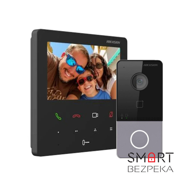Комплект відеодомофона Hikvision DS-KH6110-WE1 + DS-KV6113-WPE1С
