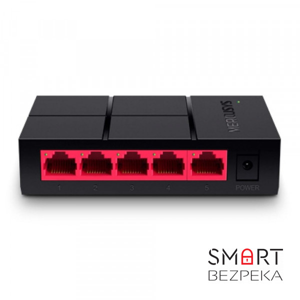 Комутатор на 5 портів MERCUSYS  10/100/1000/MS105G 5xGE некерований