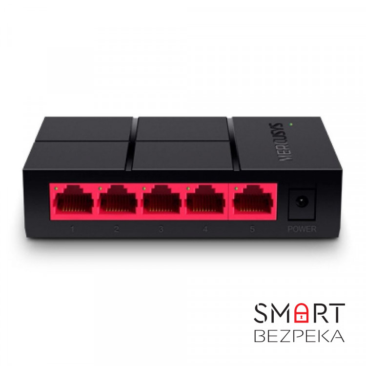 Комутатор на 5 портів MERCUSYS 10/100/1000/MS105G 5xGE некерований