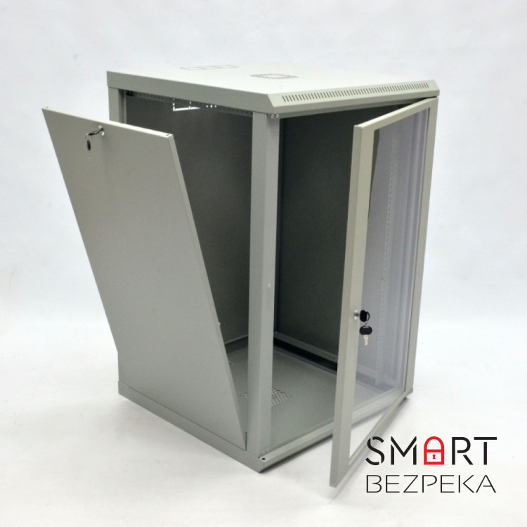 Шафа серверна CMS 18U 600 x 600 x 907 UA-MGSWL186G для мережевого обладнання