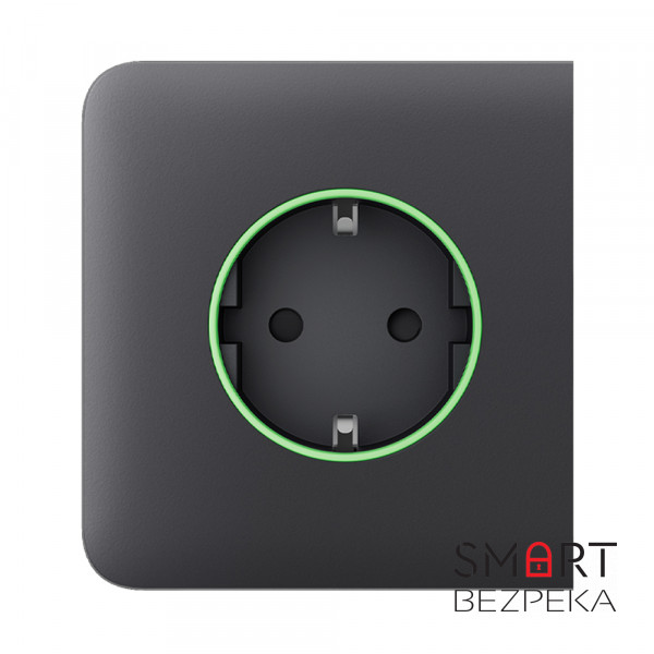 Бічна панель Ajax SideCover (type F) graphite для вбудованої розетки