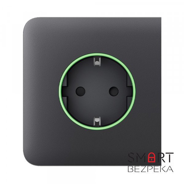 Бічна панель Ajax SideCover (type F) graphite для вбудованої розетки