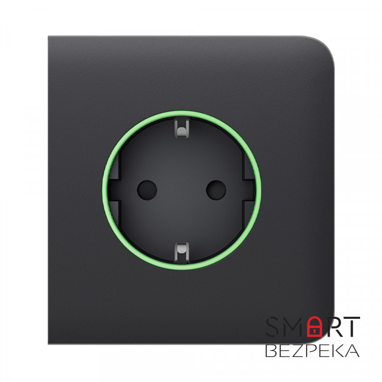 Бічна панель Ajax SideCover (type F) graphite для вбудованої розетки