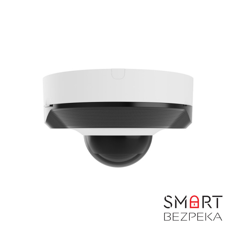 IP-відеокамера Ajax DomeCam Mini (5 Мп/4 мм) white, дротова з роздільною здатністю 5 Мп і кутом огляду до 85°