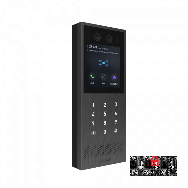 Многоабонентная вызовная панель Akuvox X912S с распознаванием лица, NFC и Bluetooth