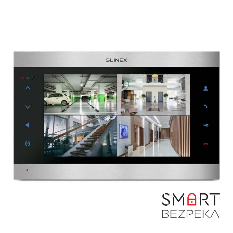 Відеодомофон Slinex SL-10N Cloud (silver + black) з Wi-Fi, детектором руху і записом відео