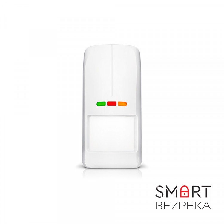 Вуличний датчик руху комбінований ІЧ+СВЧ Satel OPAL PLUS з датчиком сутінків