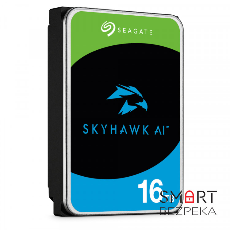 Жесткий диск 16TB Seagate SkyHawk AI ST16000VE002 для видеонаблюдения
