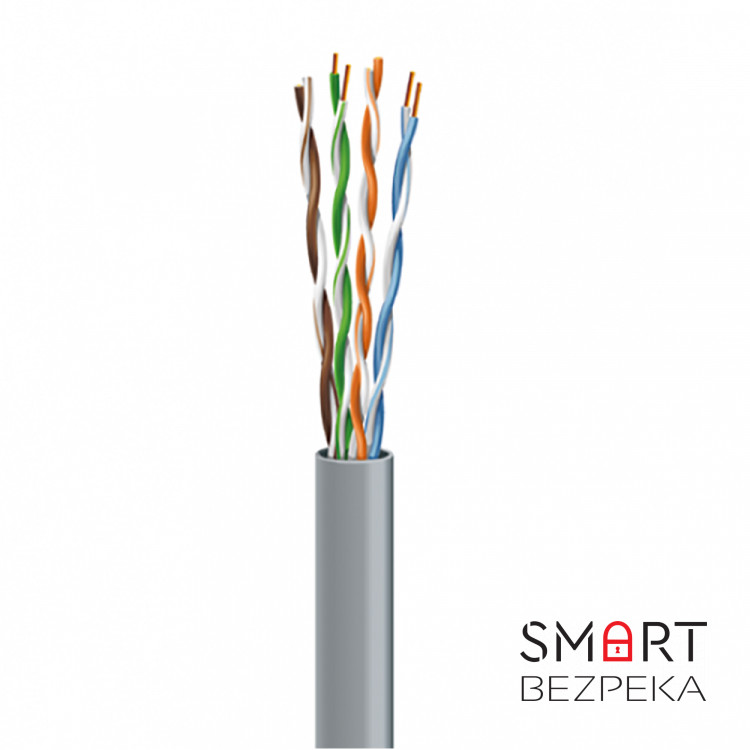 Кабель витая пара ЗЗЦМ UTP кат.5e, 4х2х24 AWG бухта 305 м (медь, внутренний)