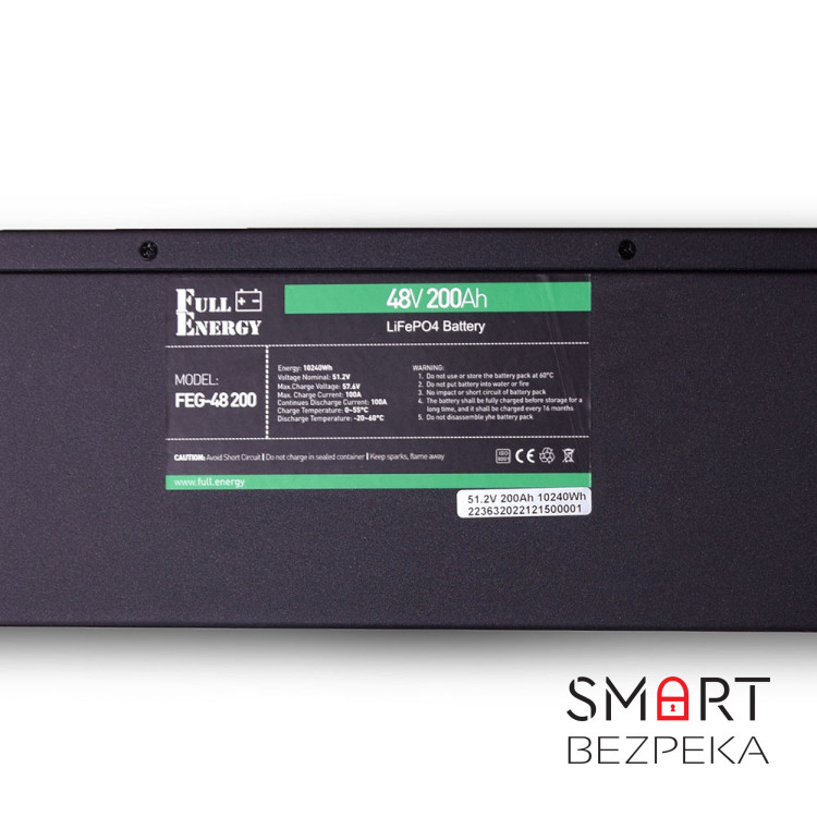 Аккумулятор LiFePO4 (литий железо фосфатный) 48В 200А·ч Full Energy FEG-48200