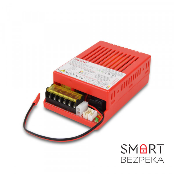 Безперебійний блок живлення Faraday Electronics 55W UPS Smart ASCH PL під акумулятор 9-12А·год в пластиковому корпусі
