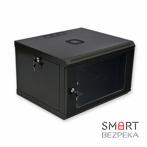 Шафа серверна CMS 6U 600 x 500 x 373 UA-MGSWL65B для мережевого обладнання
