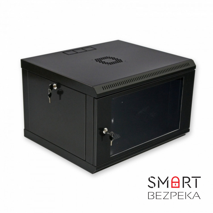 Шафа серверна CMS 6U 600 x 500 x 373 UA-MGSWL65B для мережевого обладнання