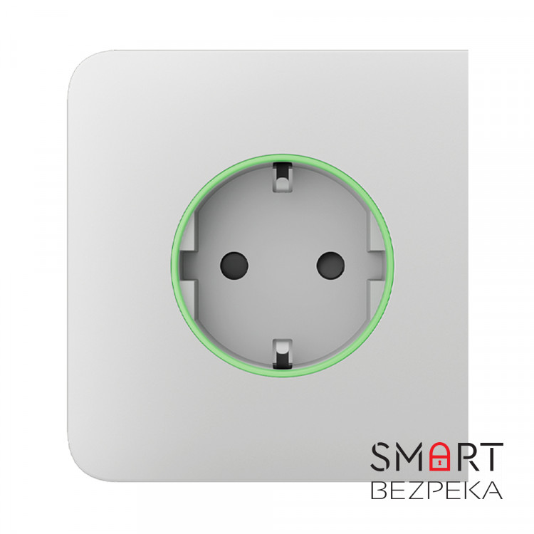 Бічна панель Ajax SideCover (type F) white для вбудованої розетки