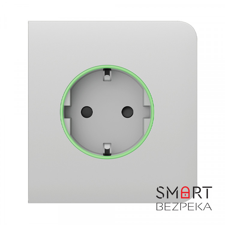 Бічна панель Ajax SideCover (type F) white для вбудованої розетки