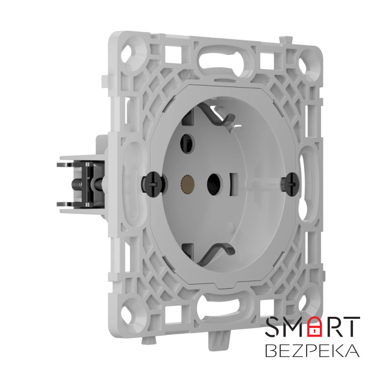 Комплект беспроводной сигнализации Ajax StarterKit Cam (8EU) UA white + Выключатель Ajax LightSwitch 1-gang White одноклавишный + Реле Ajax OutletCore