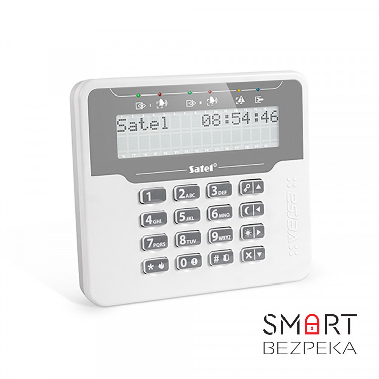 Клавіатура РКІ Satel VERSA-LCDM-WH