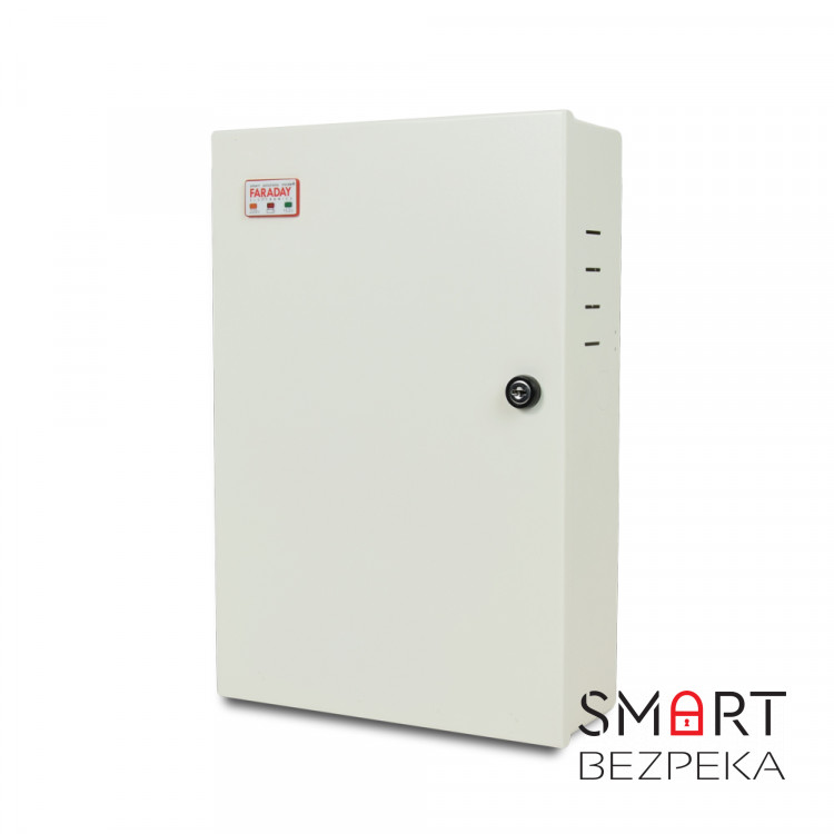 Бесперебойный блок питания Faraday Electronics UPS 85W Smart ASCH MBB 12 В  под аккумулятор 12-18А/ч в металлическом боксе