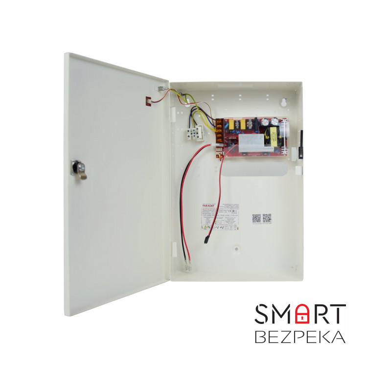 Бесперебойный блок питания Faraday Electronics UPS 85W Smart ASCH MBB 12 В  под аккумулятор 12-18А/ч в металлическом боксе