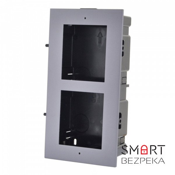 Врізна монтажна рамка Hikvision DS-KD-ACF2/Plastic для встановлення панелей виклику