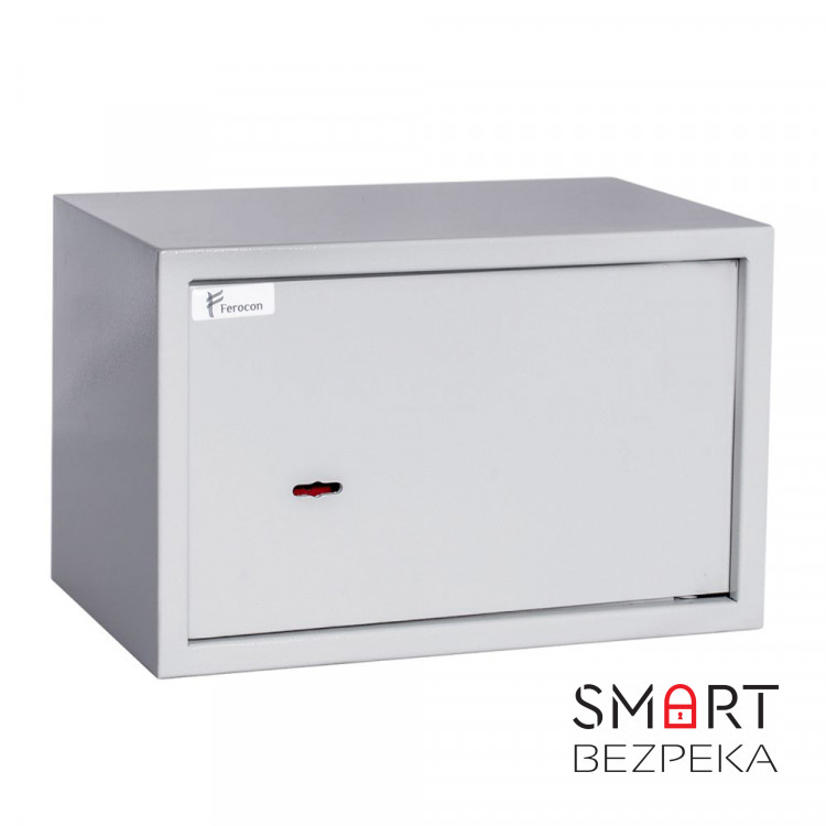 Сейф меблевий Ferocon БС-20КД.7035 з ключовим замком