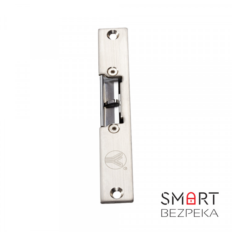 Электрозащелка YS-131NC-S (power closed) узкая для системы контроля доступа