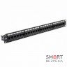 Патч-панель CMS 19" 24xRJ-45 UTP, кат. 6 с организатором кабеля